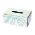 Luxury Radiant Pattern Tissue Box, Handcrafted Decorative Napkin Holder for Dresser & Living Room